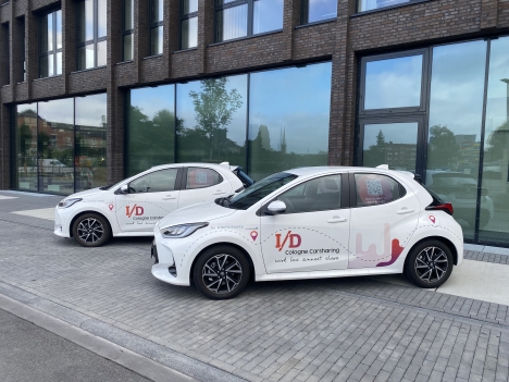 Carsharing: Toyota eröffnet erste Station in Köln -